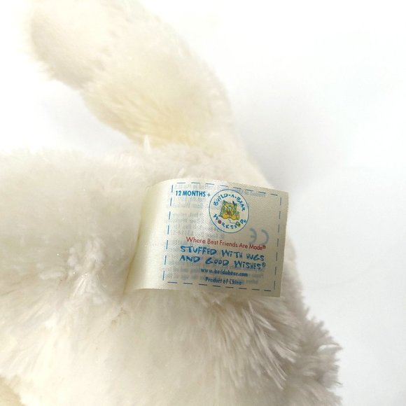 Build A Bear Workshop Twinkle Toes Bear Plush 17" Stuffed Toy Heart Peace Sign - Picture 10 of 11